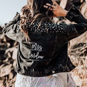 Classic Pearl Studded Jacket - Image 2