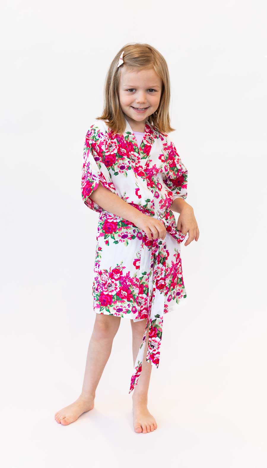Junior Bridesmaid Floral Robes