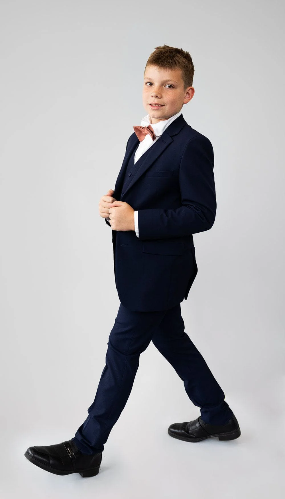 Trim Fit 2 Piece Suit Navy - Image 6