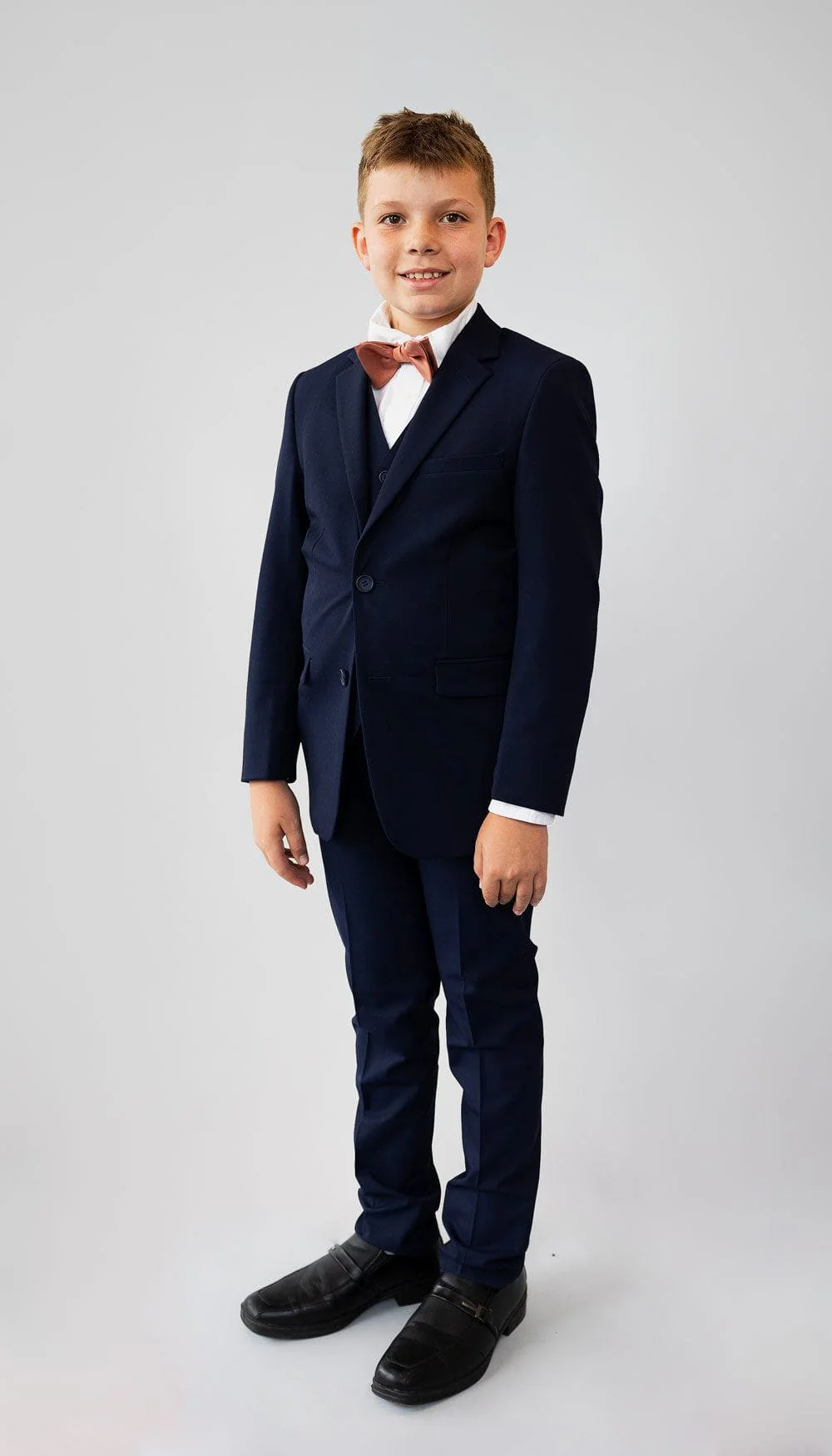 Trim Fit 2 Piece Suit Navy - Image 7