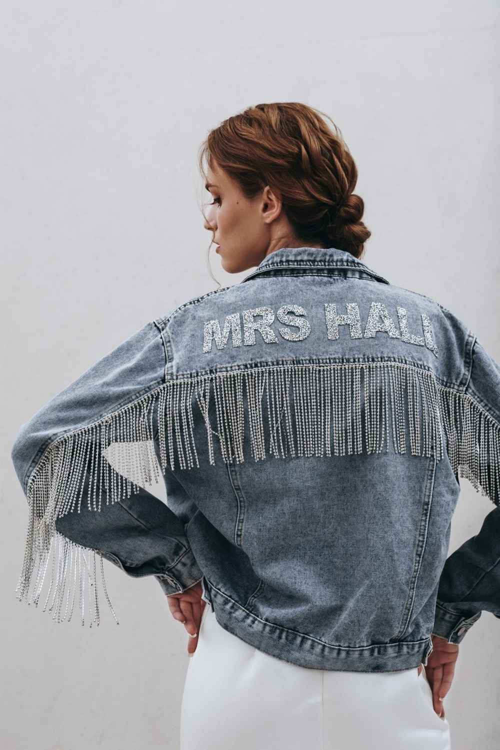 Rhinestone Fringe Jacket - Image 3