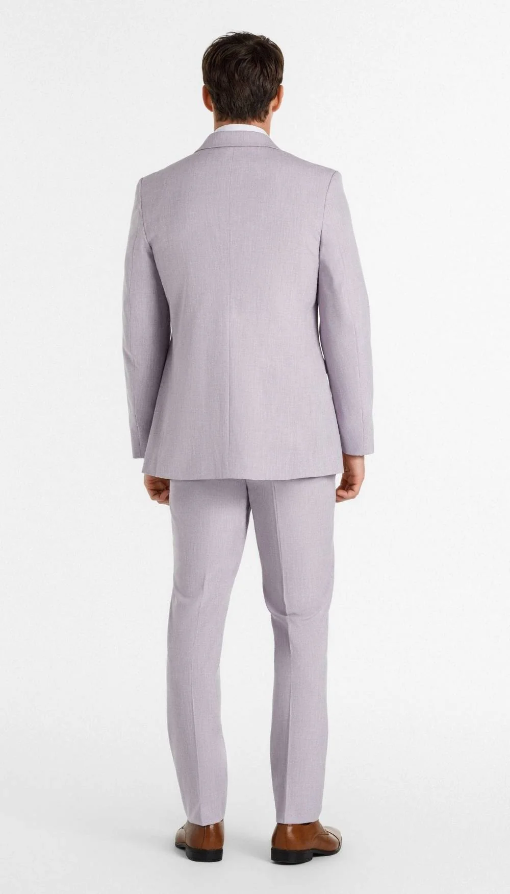 Trim Fit 3 Piece Suit Lavender - Image 4